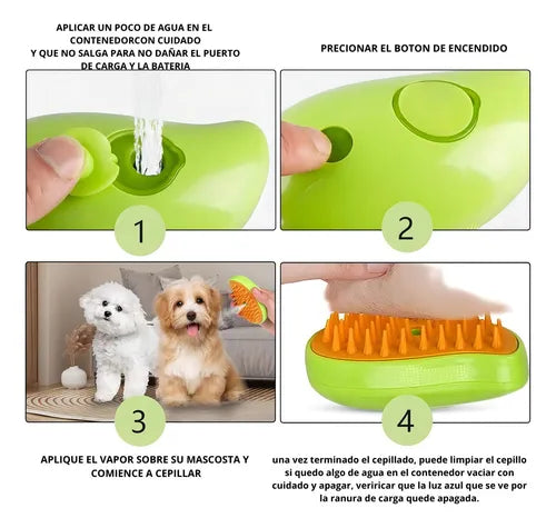 CEPILLO VAPOR MULTIFUNCIONAL MASCOTAS